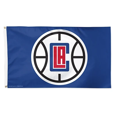 WinCraft LA Clippers 3' x 5' Single-Sided Deluxe Primary Team Logo Flag