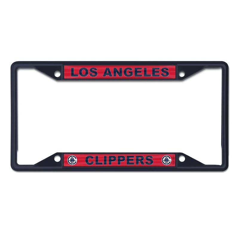 Cadre de plaque d'immatriculation couleur chrome WinCraft LA Clippers