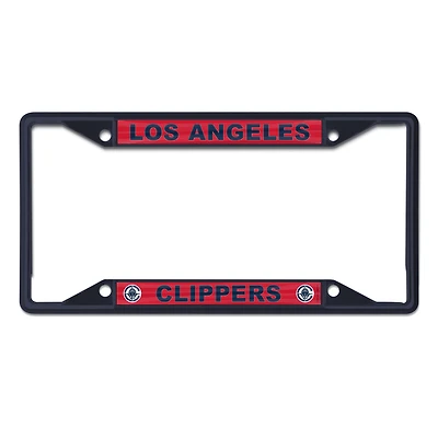 Cadre de plaque d'immatriculation couleur chrome WinCraft LA Clippers