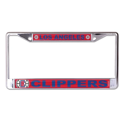 Cadre de plaque d'immatriculation en métal WinCraft LA Clippers S/L Mega Graphics