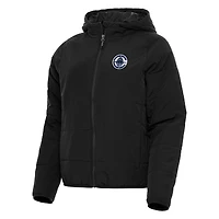 Doudoune zippée intégrale Antigua noire LA Clippers Universe pour femme