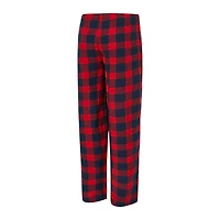 Ensemble pyjama en flanelle Concepts Sport Avondale pour femme, bleu marine et rouge, motif LA Clippers.