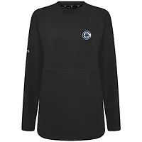 Women's Levelwear Black LA Clippers Beaudry Pullover Sweatshirt