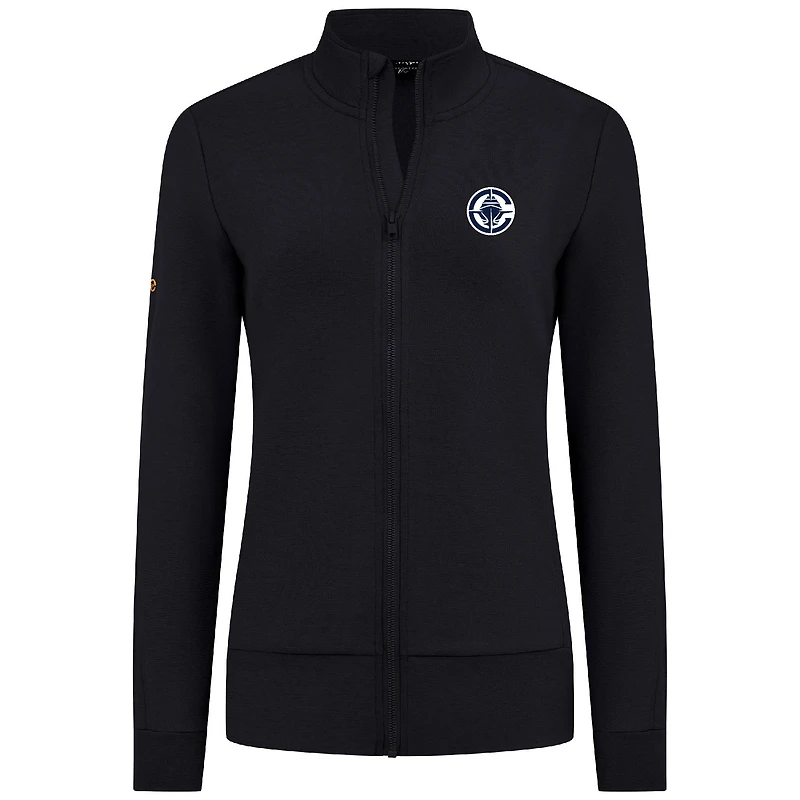 Veste zippée intégrale noire LA Clippers Shine pour femme Levelwear