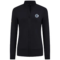 Veste zippée intégrale noire LA Clippers Shine pour femme Levelwear