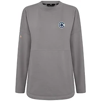 Women's Levelwear Gray LA Clippers Beaudry Pullover Sweatshirt