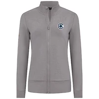 Veste zippée intégrale grise LA Clippers Shine pour femme Levelwear