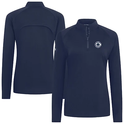 Haut à fermeture éclair quart de tour Flex Insignia 2.0 bleu marine pour femme Levelwear LA Clippers