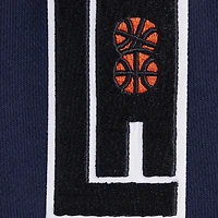 Women's Pro Standard Navy LA Clippers 2023/24 City Edition Cropped Pullover Hoodie