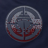 T-shirt court et boxy Pro Standard bleu marine LA Clippers Jewels pour femme