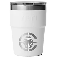 YETI White LA Clippers 16oz. Rambler Stackable Cup with Magslider Lid