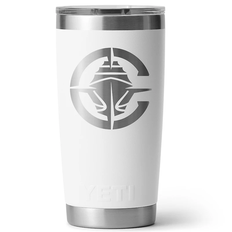 YETI White LA Clippers 20oz. Rambler Tumbler with Magslider Lid