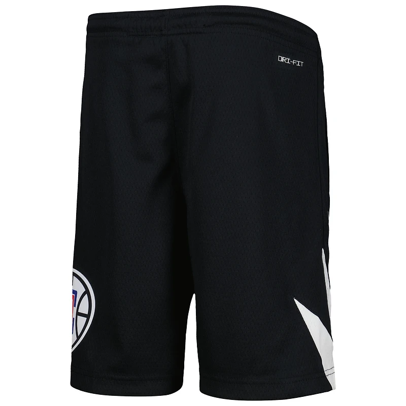 Youth Jordan Brand Black LA Clippers Statement Edition Swingman Performance Shorts