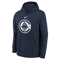 Youth Nike Navy LA Clippers 2025/26 Club Fleece Hoodie