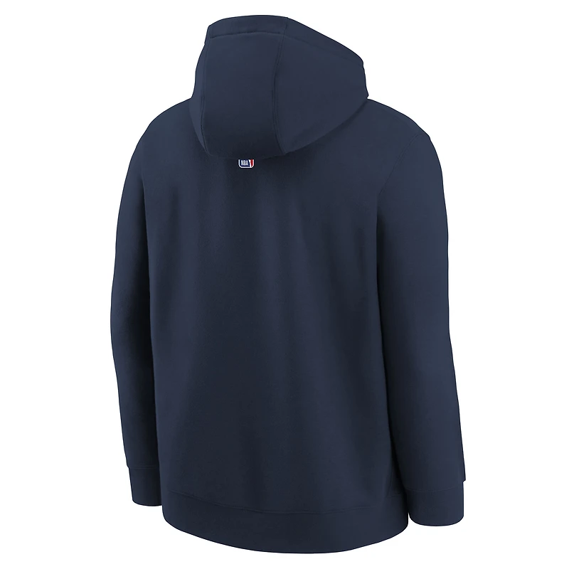 Youth Nike Navy LA Clippers 2025/26 Club Fleece Hoodie