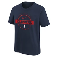 Youth Nike Navy LA Clippers Practice T-Shirt