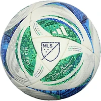 Ballon de football utilisé lors d'un match du LA Galaxy (saison 2025 de la MLS)