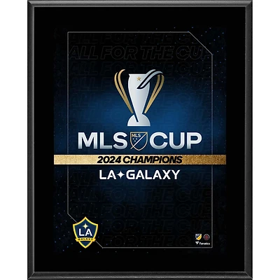 LA Galaxy 2024 MLS Cup Champions 10.5" x 13" Sublimated Plaque