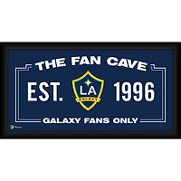 LA Galaxy Framed 10" x 20" Fan Cave Collage