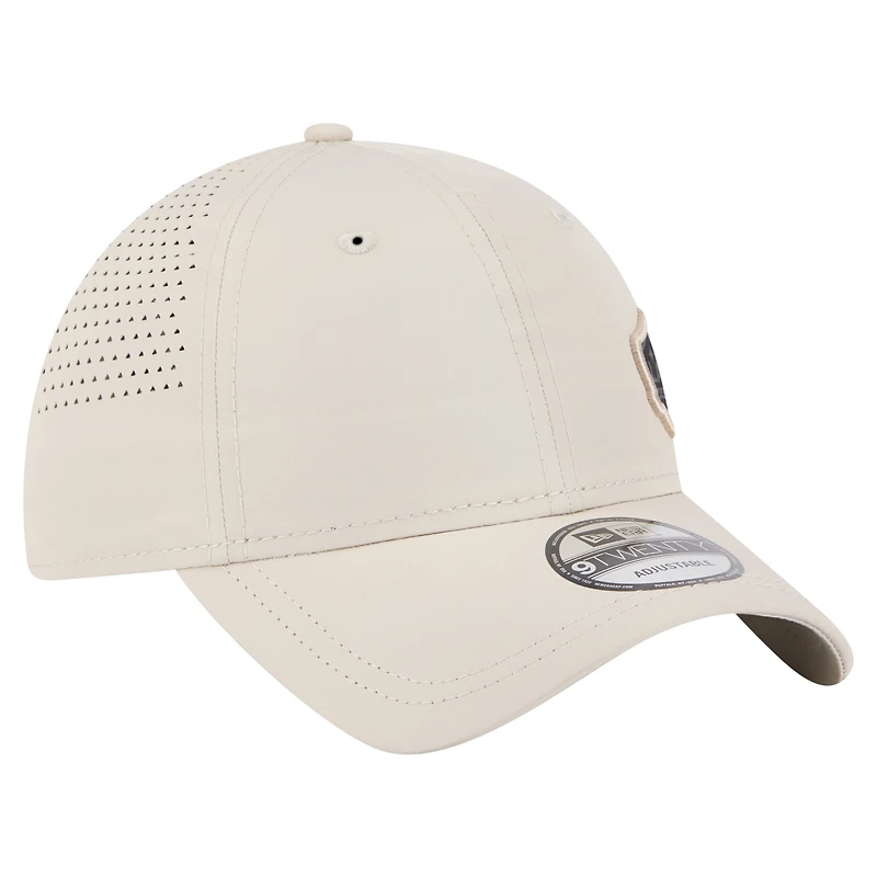 Men's New Era  Tan LA Galaxy Active 9TWENTY Adjustable Hat