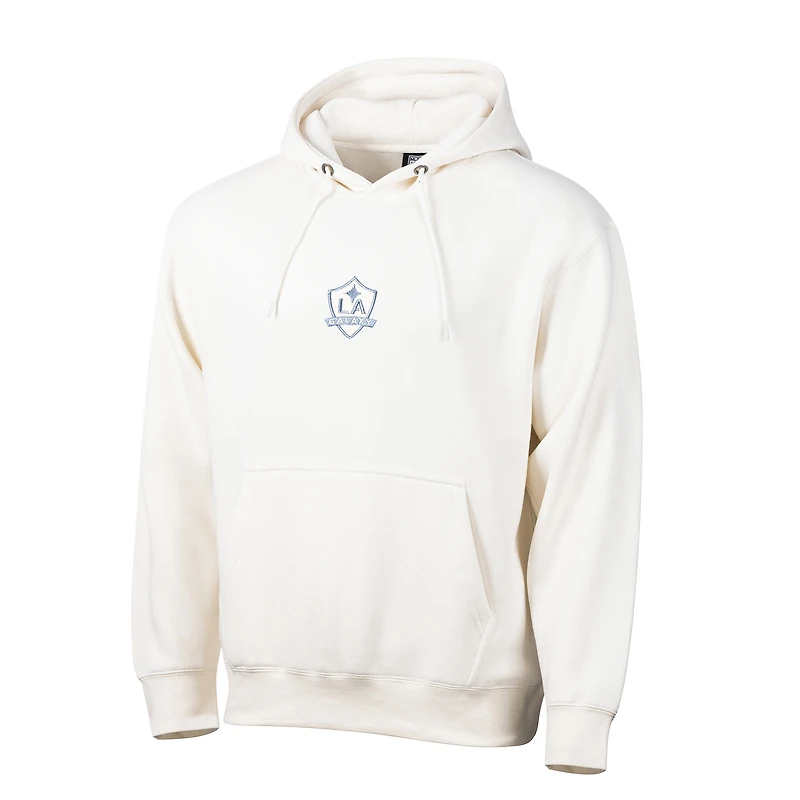 Sweat à capuche décontracté crème LA Galaxy On The Go pour homme