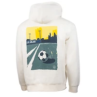 Sweat à capuche décontracté crème LA Galaxy On The Go pour homme