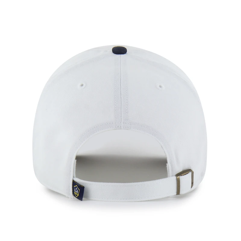 Men's '47 White LA Galaxy Two-Tone Clean Up Adjustable Hat