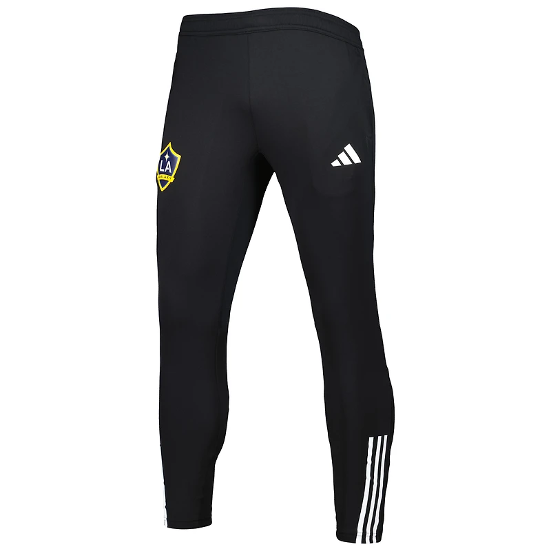 Men's adidas Black LA Galaxy 2023 On-Field Team Crest AEROREADY Training Pants