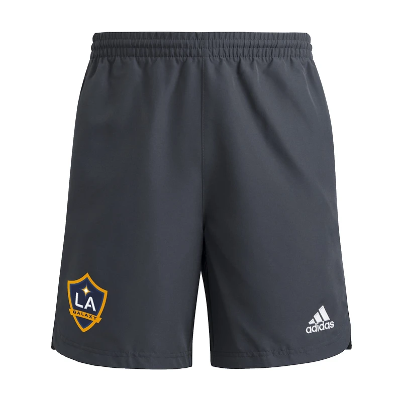 Men's adidas Gray LA Galaxy 2025 Travel Shorts