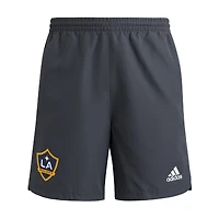 Men's adidas Gray LA Galaxy 2025 Travel Shorts