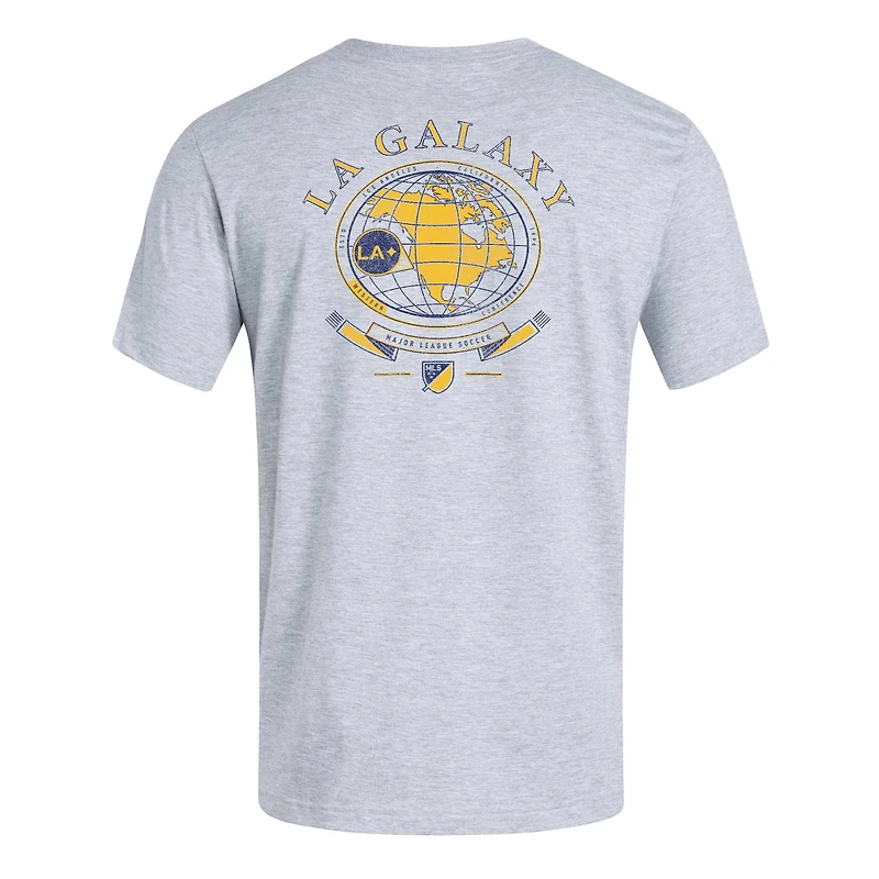 Men's adidas Heather Gray LA Galaxy World Pitch T-Shirt