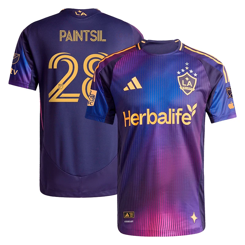 Men's adidas Joseph Paintsil Navy LA Galaxy 2025 RIZON On-Field Authentic Jersey