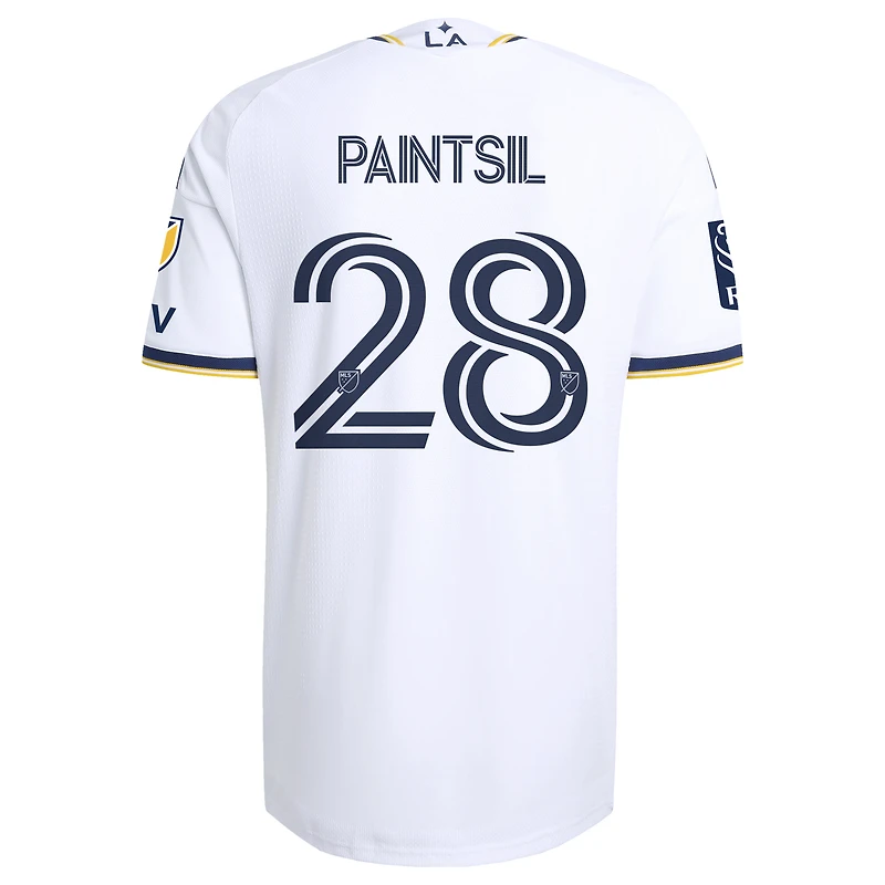 Men's adidas Joseph Paintsil White LA Galaxy 2026 The VeloCITY Kit On-Field Authentic Patch Jersey