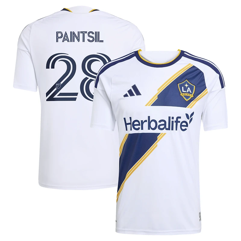 Men's adidas Joseph Paintsil White LA Galaxy 2026 The VeloCITY Kit Replica Jersey