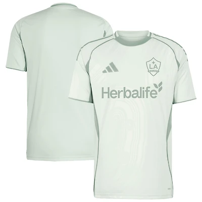 Men's adidas Light Green LA Galaxy 2025 One Planet Pre-Match Top