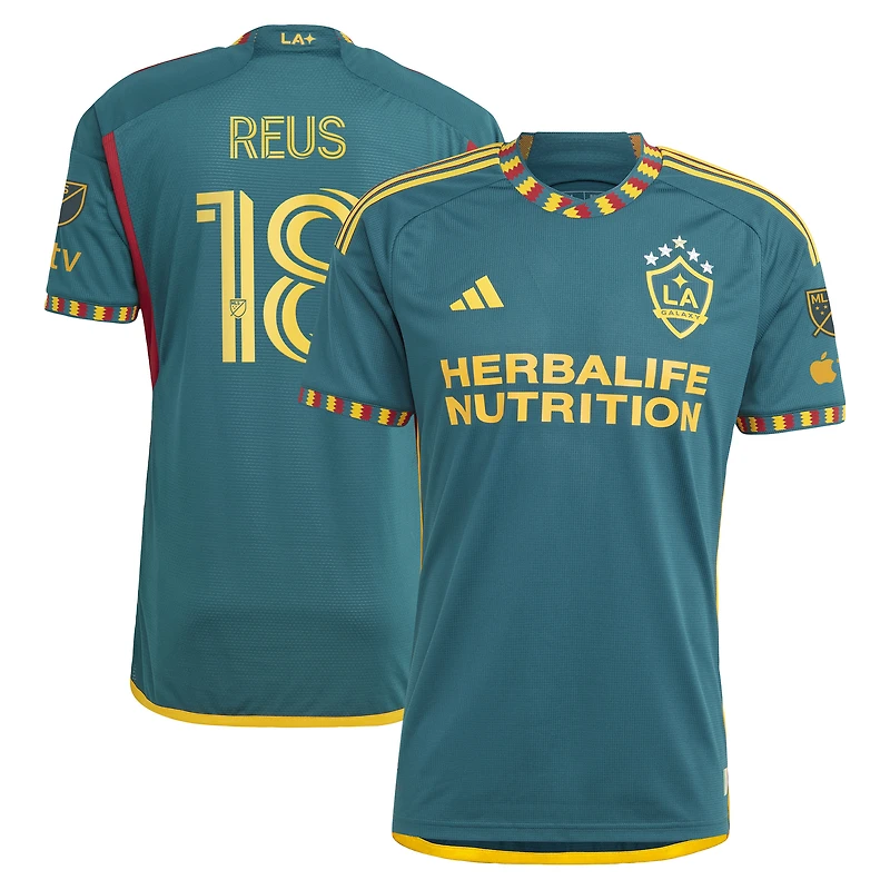 Men's adidas Marco Reus Green LA Galaxy 2024 Kit Authentic Player Jersey
