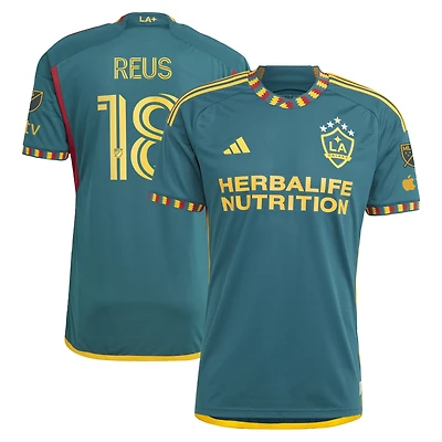 Men's adidas Marco Reus Green LA Galaxy 2024 Kit Authentic Player Jersey