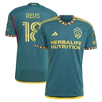 Men's adidas Marco Reus Green LA Galaxy 2024 Kit Authentic Player Jersey