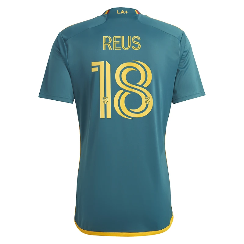 Men's adidas Marco Reus Green LA Galaxy 2024 Kit Replica Player Jersey