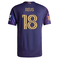 Maillot de joueur authentique LA Galaxy 2025 RIZON adidas Marco Reus bleu marine pour hommes