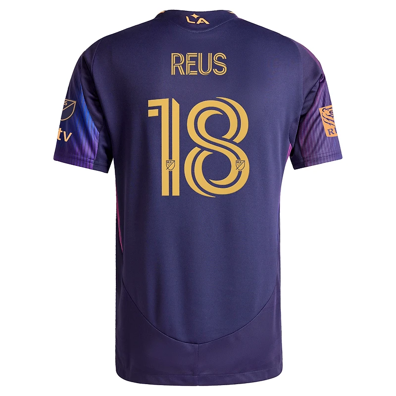Men's adidas Marco Reus Navy LA Galaxy 2025 RIZON On-Field Authentic Jersey
