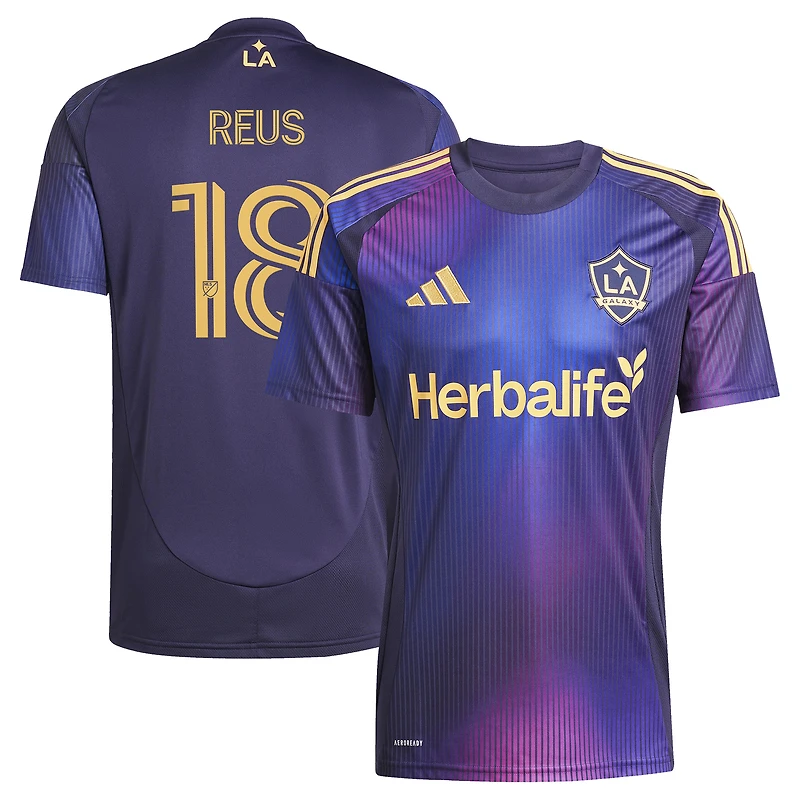 Men's adidas Marco Reus Navy LA Galaxy 2025 RIZON Replica Player Jersey