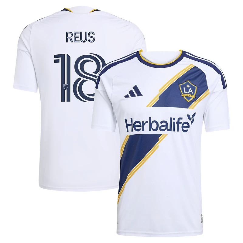 Maillot réplique adidas Marco Reus blanc LA Galaxy 2026 The VeloCITY pour homme