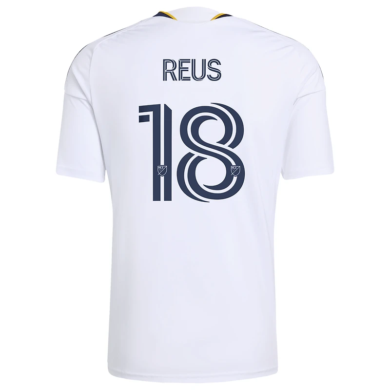 Men's adidas Marco Reus White LA Galaxy 2026 The VeloCITY Kit Replica Jersey