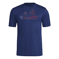 Men's adidas  Navy LA Galaxy 2025 Jersey Hook AEROREADY T-Shirt