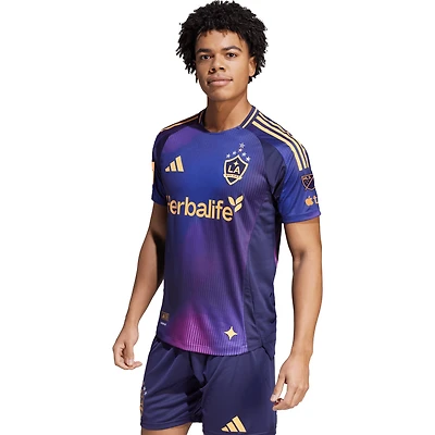 Men's adidas White LA Galaxy 2026 The VeloCITY Kit On-Field Authentic Patch Jersey