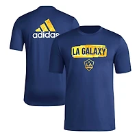 Men's adidas Navy LA Galaxy Local Pop AEROREADY T-Shirt