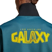 Men's adidas Originals Green LA Galaxy 2024 Anthem Full-Zip Jacket