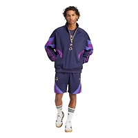 Haut demi-zippé bleu marine adidas Originals LA Galaxy pour homme