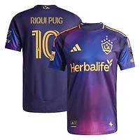 Men's adidas Riqui Puig Navy LA Galaxy 2025 RIZON On-Field Authentic Jersey